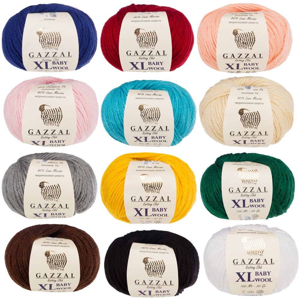 Пряжа Gazzal Xl Baby Wool Купить